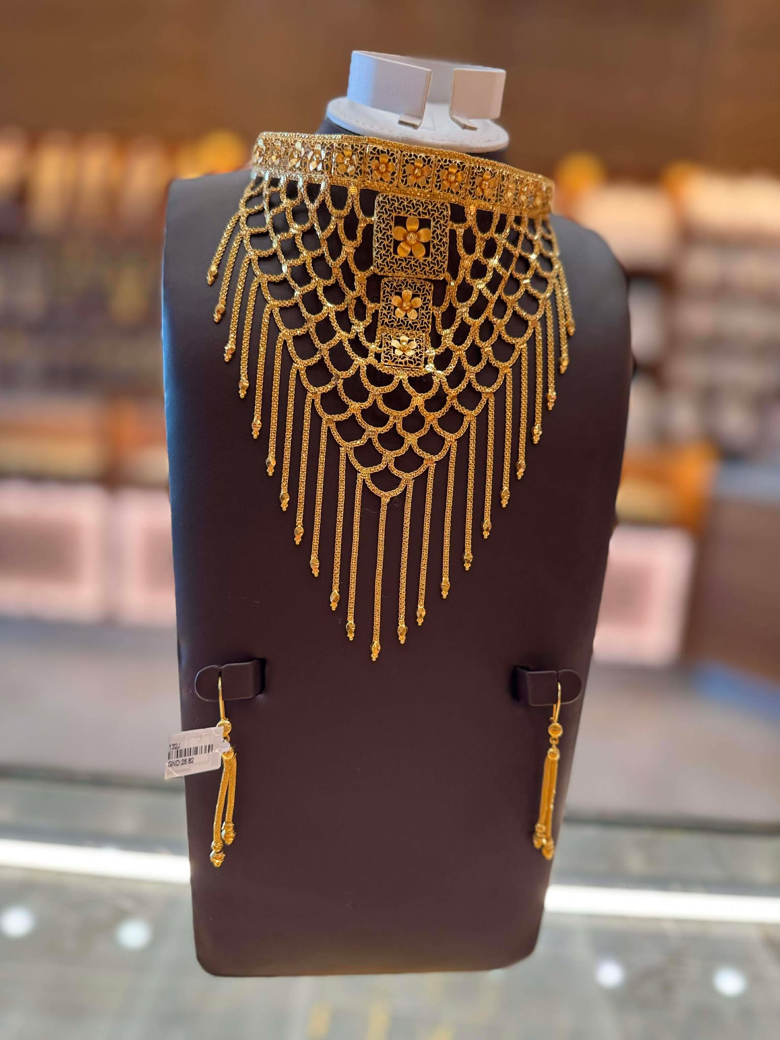 21K Gold Necklace Set